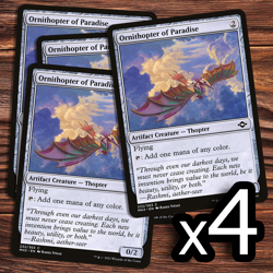 4x Ornithopter of Paradise - Near Mint - Modern Horizons 2 - Magic the Gathering - Image 1