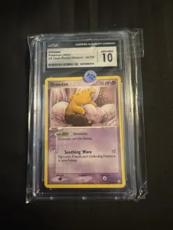 CGC 10 GEM MINT EX Team Rocket Returns Drowzee 54/109 Pokemon - Image 1