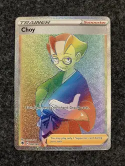 Choy 200/189 Astral Radiance Rainbow Secret Rare Holo Pokemon TCG NM - Image 1