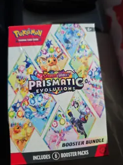 Pokemon TCG Scarlet & Violet Prismatic Evolutions Booster Bundle Factory Sealed - Image 1