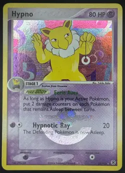 Pokemon TCG Hypno Holo Fire Red & Leaf Green Reverse Holo 25/112 LP - Image 1
