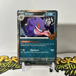 Gengar 057/091 (Cosmos Holo) Trick or Trade BOOster 2024 Pokemon TCG Near Mint - Image 1