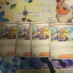4x Arven 186/197- Obsidian Flames Pokemon TCG - Trainer Playset - Image 1