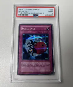 Skull Dice EDS-003 YuGiOh The Eternal Duelist Soul Foil PSA 9 MINT - Image 1