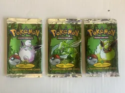 Pokemon Jungle **EMPTY** Booster 1st Edition Packs Complete Set NM-MINT - Image 1
