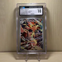 CGC 10 Ethan's Typhlosion 190/182 Pokemon Destined Rivals 2025 English - Image 1