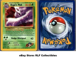 2000 Pokemon, Gym Challenge, #26/132 Koga's Muk, Rare - Image 1