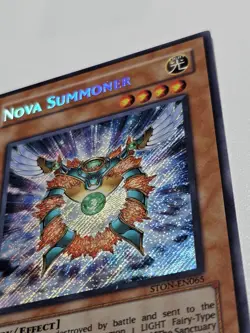 Nova Summoner STON-EN065 Secret Rare UNL Edition YuGiOh Card - Image 3