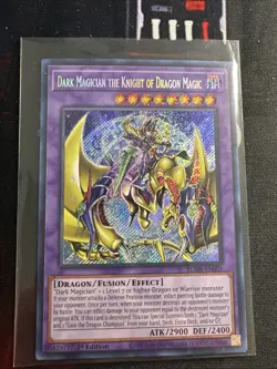 Yu-gi-oh! TCG 1x Dark Magician the Knight of Dragon Magic BLMR-EN001 x1 SECRET - Image 2