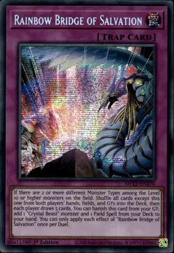 Rainbow Bridge of Salvation 1st Ed Prismatic Secret MP22-EN270 Yu-Gi-Oh! - Image 1