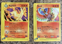 Ho-oh & Rapidash Nintendo Black Star Promo Pokemon Cards MP - Image 1