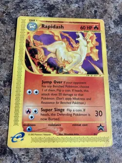 Ho-oh & Rapidash Nintendo Black Star Promo Pokemon Cards MP - Image 2