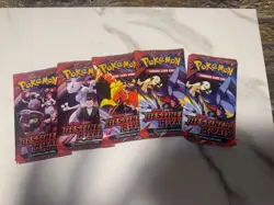 Pokemon Destined Rivals Booster Packs TCG X 5 FULL ART SET - NEW SEALED CARDS - Image 1