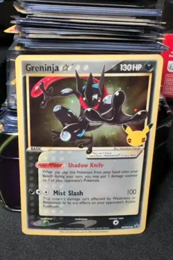 Pokemon Greninja TCG SWSH144 Celebrations Black Star Promo Holo Card - Image 1