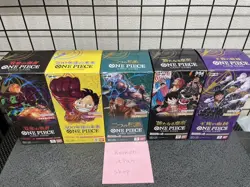 One Piece Card Game 5 Box Set OP 06-07-08 -09-10 Booster Withtape Box Japanese - Image 1