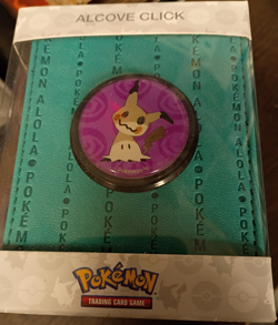 Pokemon Alcove Click Box - ALOLA (4 Magnetic Badges, Holds 100 Cards) NEW - Image 1