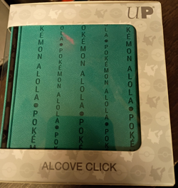 Pokemon Alcove Click Box - ALOLA (4 Magnetic Badges, Holds 100 Cards) NEW - Image 4