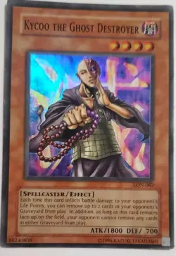 Yu-Gi-Oh! TCG Kycoo the Ghost Destroyer Labyrinth of Nightmare LON-EN062 Unlimi. - Image 1