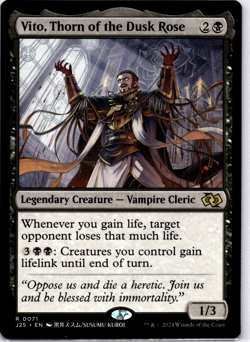 Vito, Thorn of the Dusk Rose Regular NM MTG - Image 1