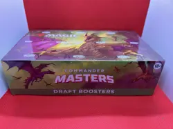 Magic The Gathering Commander Masters Draft Booster Box, English, Sealed - Image 1