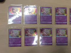 Mew 011/025 Pokemon TCG Celebrations (2021) - NM- Holo Rare Card Lot of 10 - Image 2