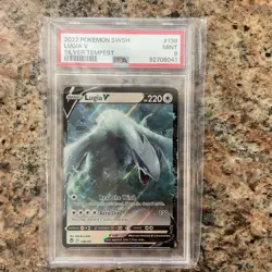 2022 Pokemon SWSH Silver Tempest Lugia V Holo #138/195 PSA 9 - Image 1