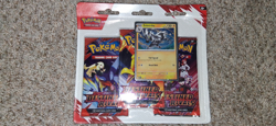 Pokemon Scarlet & Violet Destined Rivals 3 Pack Blister New - Image 1