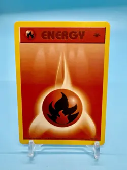 1999 Pokemon Set 1st Edition FIRE ENERGY Shadowless English 98/102 *NP* (B) - Image 1
