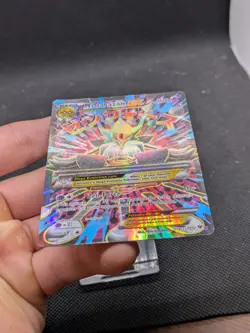 Mega M Alakazam EX 118/124 Fates Collide Full Art Ultra Rare Holo Pokemon Played - Image 4