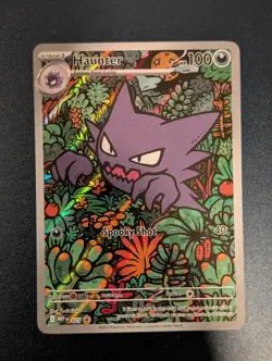 Pokemon TCG: Mega Evolution Promo Haunter 027 Holo Illustration Rare - Image 1
