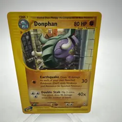 Donphan Non Holo Rare 7/147 Pokemon Aquapolis NMT - Image 1