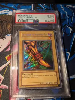 Yugioh Right Leg of the Forbidden One UBP1-EN001 Secret Rare Unlimited - PSA 4 - Image 2