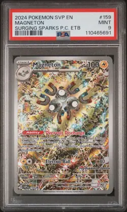 Magneton - PSA 9 - Sugring Sparks PC ETC Promo SVP159 Pokemon Center Card - Image 1
