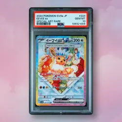 Eevee ex - PSA 10 - Terastal Festival SV8a 224/187 SAR Pokemon Card - Image 1
