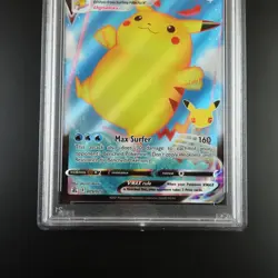 PSA 10 Surfing Pikachu Vmax 009/025 Pokemon Celebrations Holo Graded Card - Image 3
