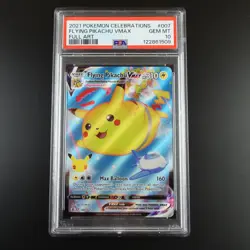 PSA 10 Flying Pikachu Vmax 007/025 Pokemon Celebrations Holo Graded Card - Image 1