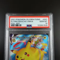 PSA 10 Flying Pikachu Vmax 007/025 Pokemon Celebrations Holo Graded Card - Image 2