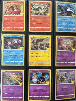 16x Lot complete SWSH 25th anniversary Celebrations Holo set Pokemon Cards ZY9 4 - Image 2
