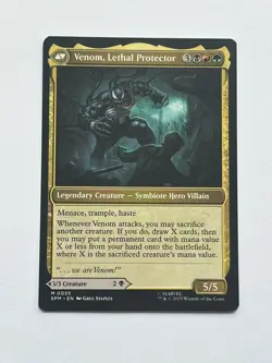 MTG Magic the Gathering Eddie Brock (55/314) Marvel's Spider-Man LP Venom Lethal - Image 2
