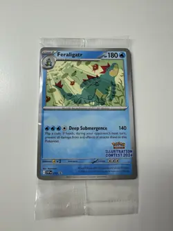 Promo Pokemon Illustration Contest 2024 - Feraligatr - Pikachu - Toxtricity EX - Image 1