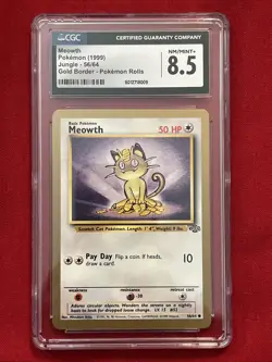 1999 Pokemon 56/64 Jungle-Gold Border - Pokemon Rolls CGC 8.5 - Image 2
