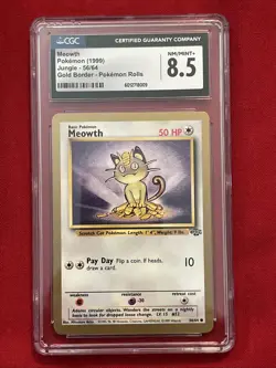 1999 Pokemon 56/64 Jungle-Gold Border - Pokemon Rolls CGC 8.5 - Image 5