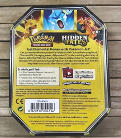 Pokemon TCG Hidden Fates Gyarados GX Tin - Sealed - Image 2
