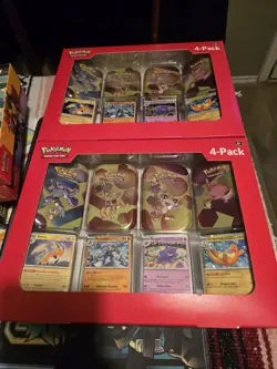 Pokemon Sams Club 151 mini tin box LOT OF 2 (8 total mini tins, 16 total packs) - Image 2