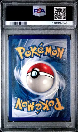 1999 Pokemon Base Set 1st Edition Growlithe PSA 8 - GREY GRAY stamp - Image 2