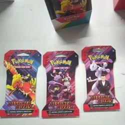 Pokemon TCG Destined Rivals Art Sleeves Only No Booster Packs Full Case Of 24 - Image 4