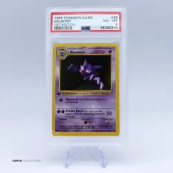 1999 Pokemon Game Haunter 1st Edition Shadowless 29/102 PSA 8 Near Mint - Image 1