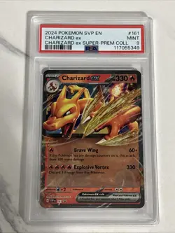 Pokemon 2024 SVP en Charizard EX Super Premium Collection #161 PSA 9 Mint - Image 1