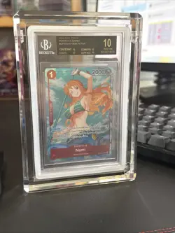 Pokemon Nami Romance Dawn Romance Pre-Errata OP01-016 BGS 10 BLACK LABEL - Image 1
