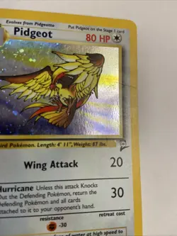 Pidgeot 14/130 - Holo Rare Pokemon Card - Base Set 2 - HP - Image 2